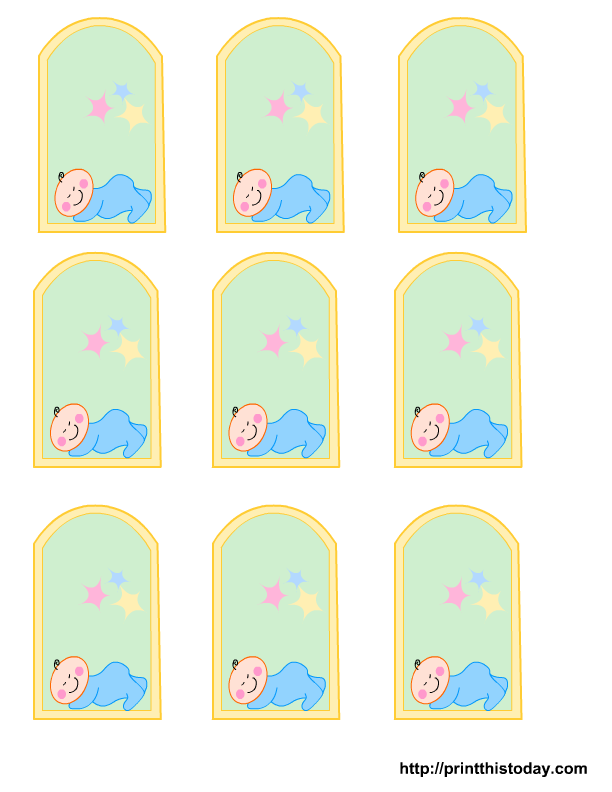 free cowboy baby shower favor tags templates free cowboy baby shower favor tags templates