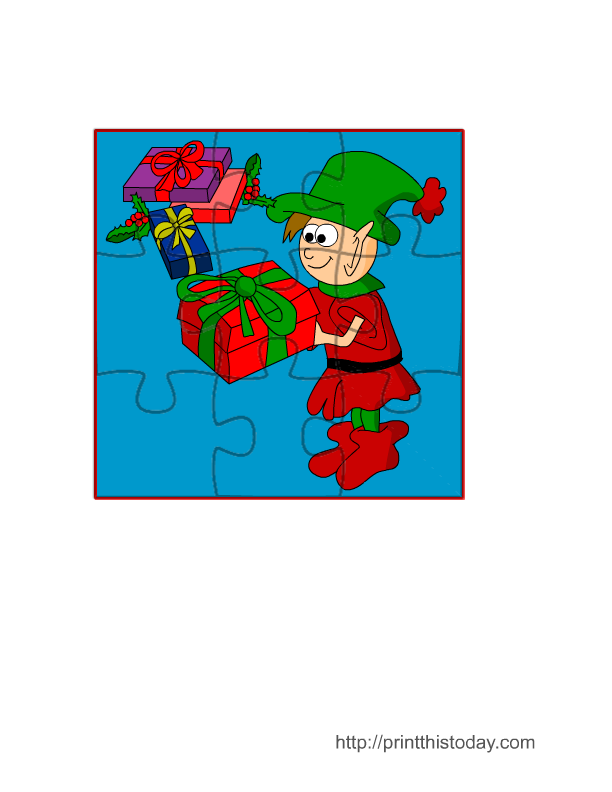 Free Printable Christmas Jigsaw Puzzles