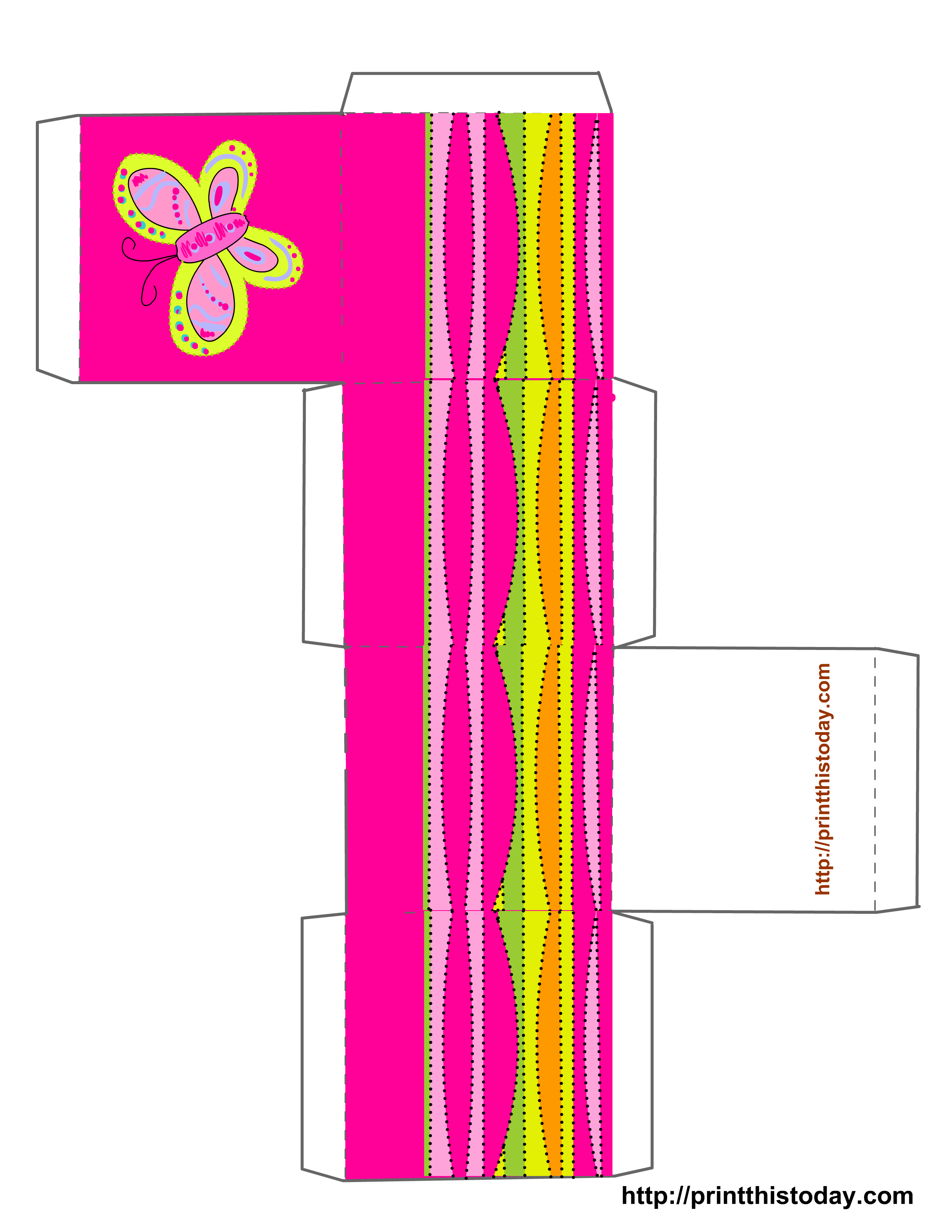 How to Make a Rectangular <strong>Box</strong> - <strong>Aunt Annie's Crafts</strong> Gift box template