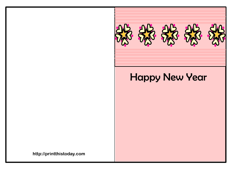 New Year Free Printable Cards