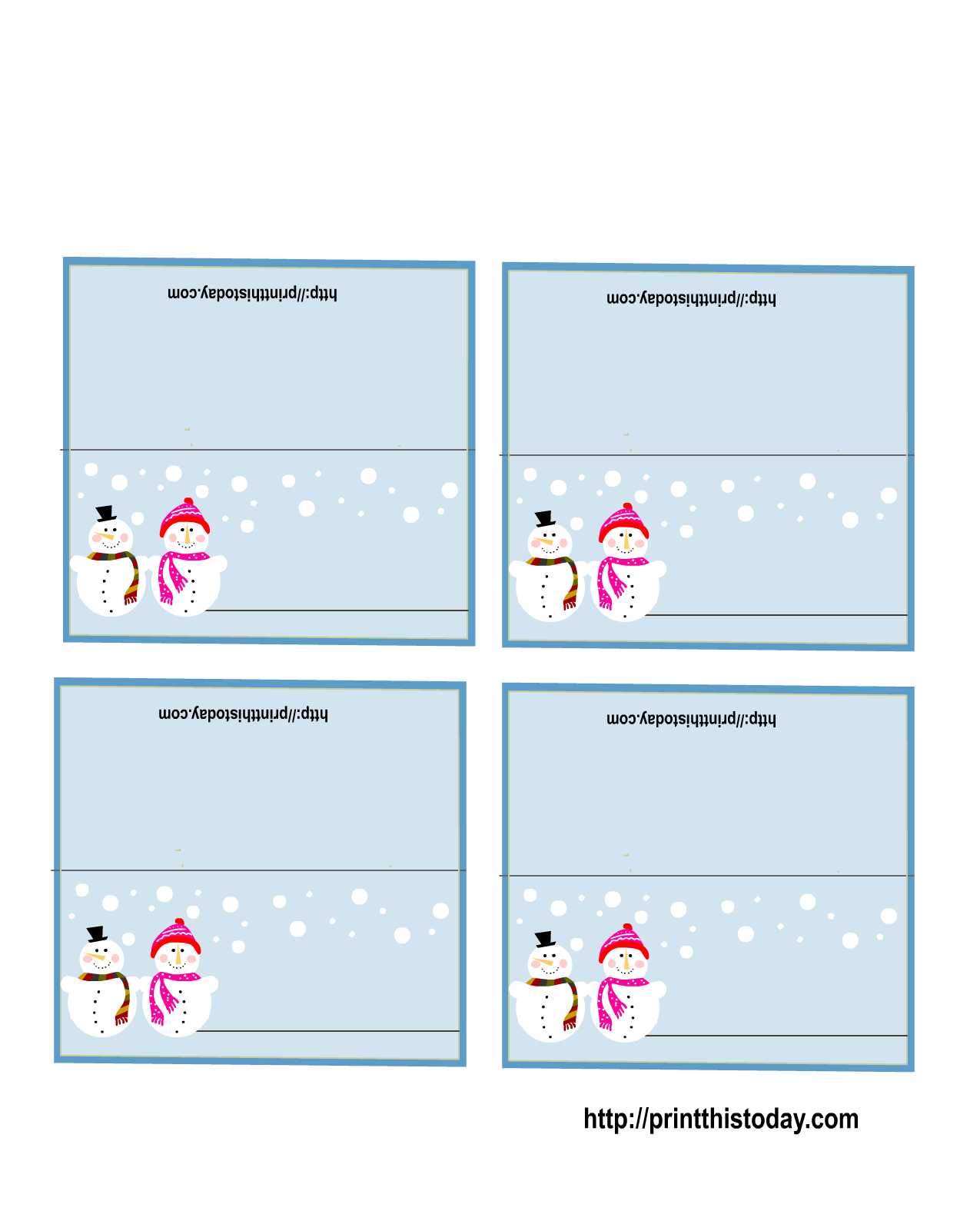 printable place cards
