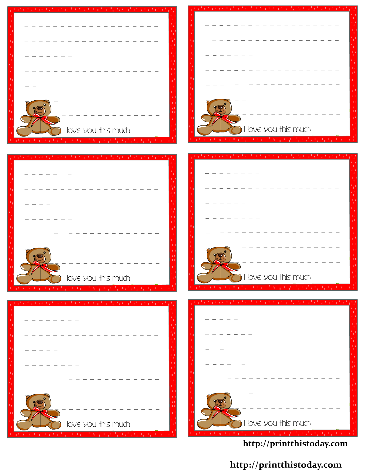 This is an image of Nifty Printable Love Notes It is a picture of Nifty Printable Love Notes