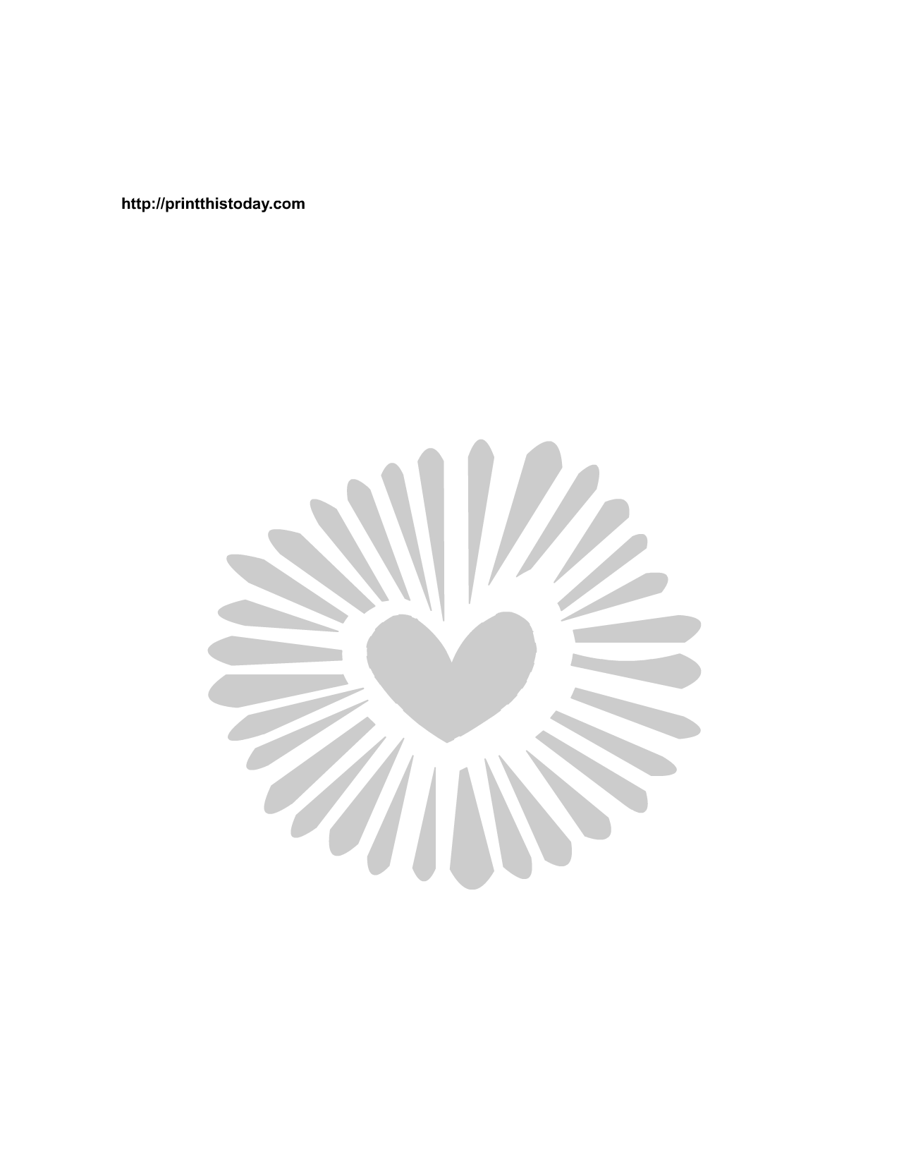Free Printable Valentine Stencils