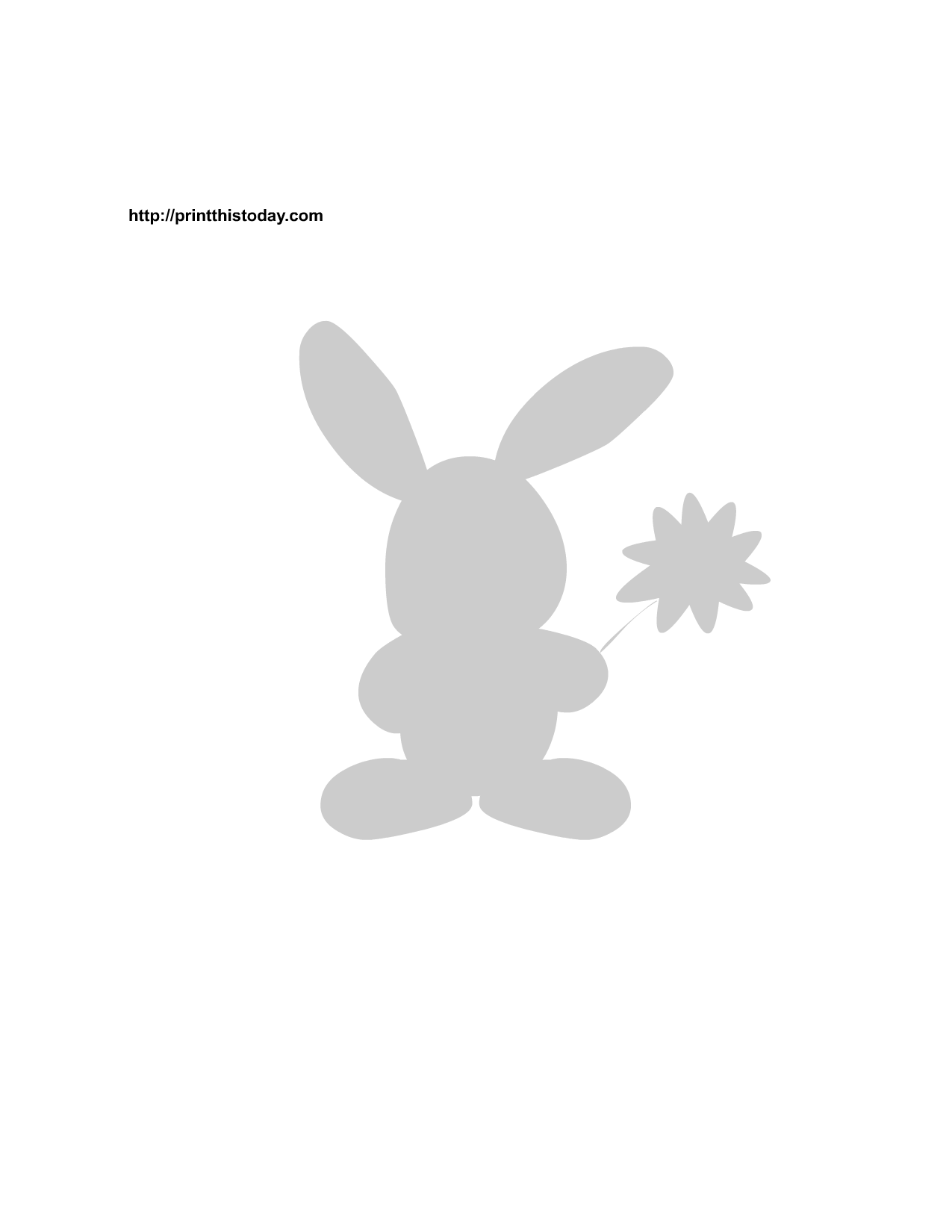 Free Printable Bunny Stencils