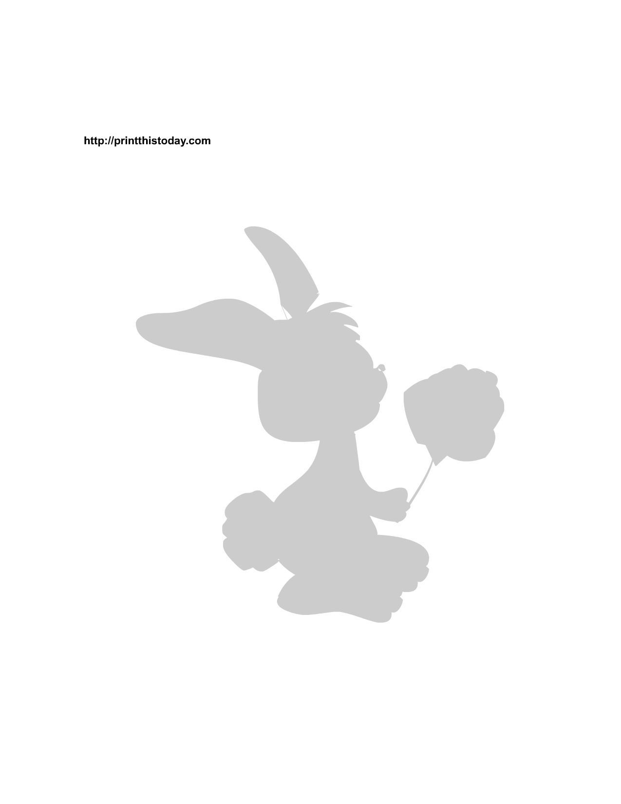 Free Printable Bunny Stencils