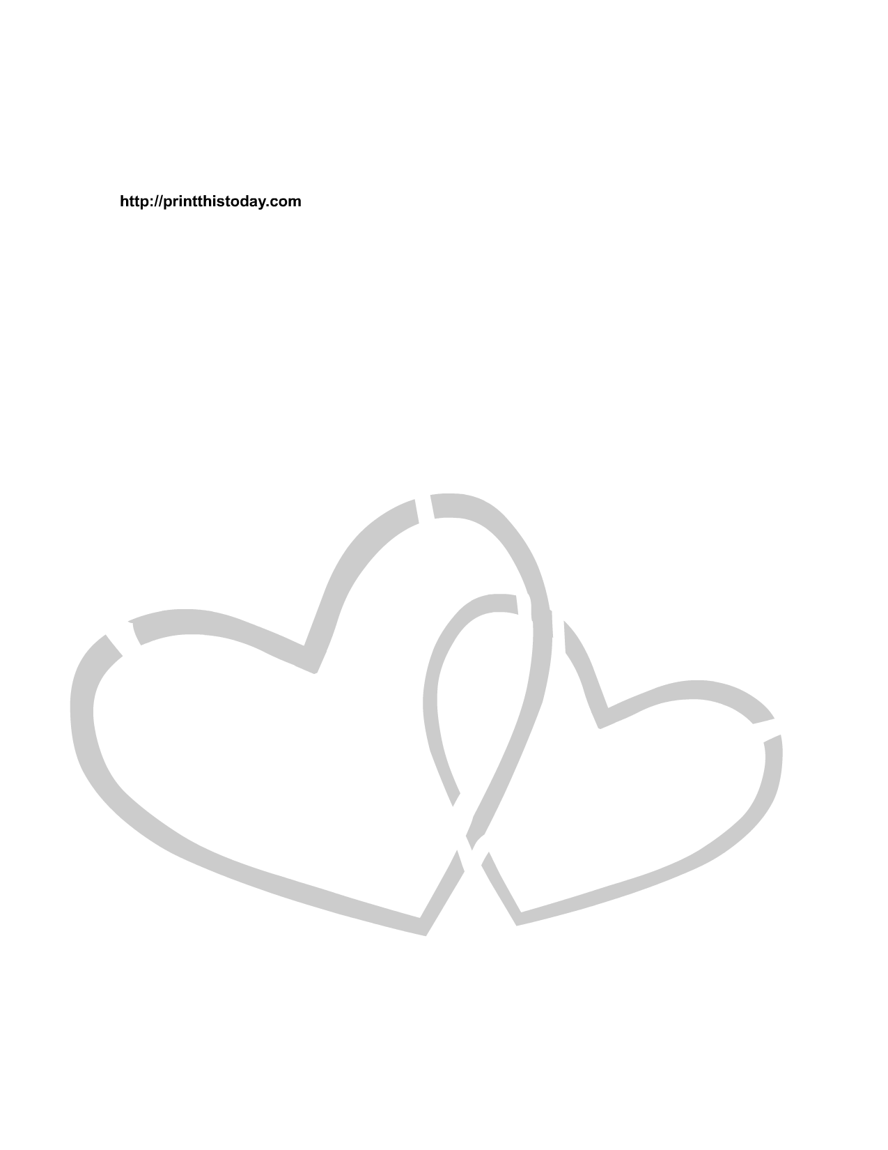 Free Printable Hearts Stencils
