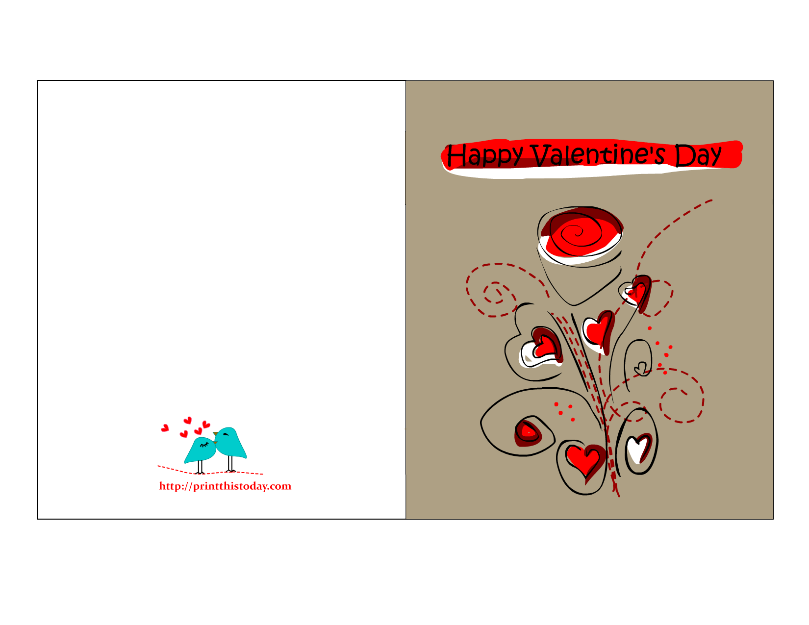 Free Printable Valentine s Cards