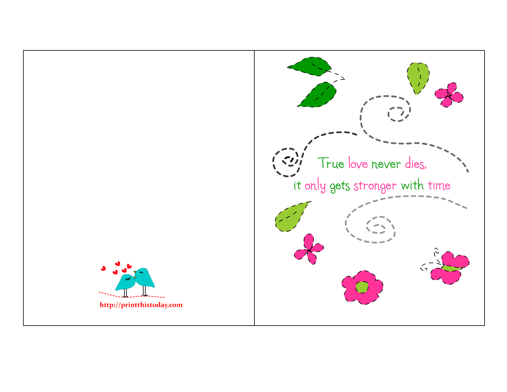 Cards with Love Quotes for Valentine Day